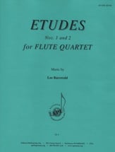 Etudes #1 and #2 Flute Quartet cover